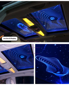 Lumière décorative atmosphère lumière étoile piste auvent pour <span class=keywords><strong>mercedes</strong></span>-benz classe S W222 2016-2021 toit ouvrant panoramique <span class=keywords><strong>ciel</strong></span> étoilé film - Product Image 5