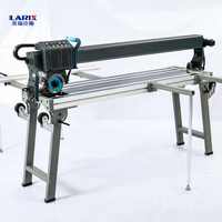 Machine de découpe de carreaux en céramique entièrement automatique LARIX 220V, scie à eau pour chanfreinage de table à 45 degrés avec guide laser, qualité DIY et industrielle