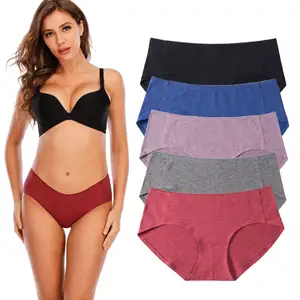 Wholesale Big Hip Girls Cotton Underwear Cotton, Lace, Seamless, Shaping 