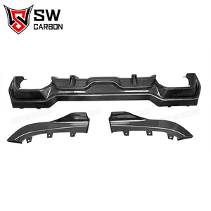 Difusor Trasero de Fibra de Carbono para <span class=keywords><strong>BMW</strong></span> Serie 4 <span class=keywords><strong>Gran</strong></span> <span class=keywords><strong>Coupé</strong></span> G26 425i/430i/<span class=keywords><strong>M440i</strong></span> 2020+, Labio del Parachoques Trasero, Ajuste Perfecto, Kit de Carrocería - Product Image 3