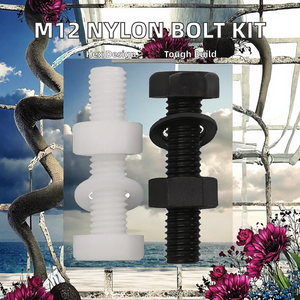 Tornillos y Tuercas de Plástico de Inyección M12 de Cabeza Plana de China con Acabado Liso, Tornillos Hexagonales de Nylon, Fijaciones Rápidas y Seguras - Product Image 2