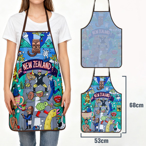 Juego de Delantal de Cocina, Manopla para Horno y Paño con Estampado Personalizado, Lino de Cocina con Impresión Digital al por Mayor, Fabricante de Delantales por Sublimación en <span class=keywords><strong>China</strong></span> - Product Image 3