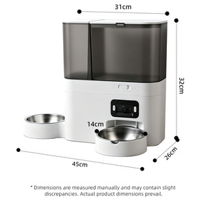 Distributeur automatique de nourriture et d'eau pour animaux de compagnie avec caméra, contrôle par application, station d'alimentation intérieure pour chats et chiens - Product Image 5