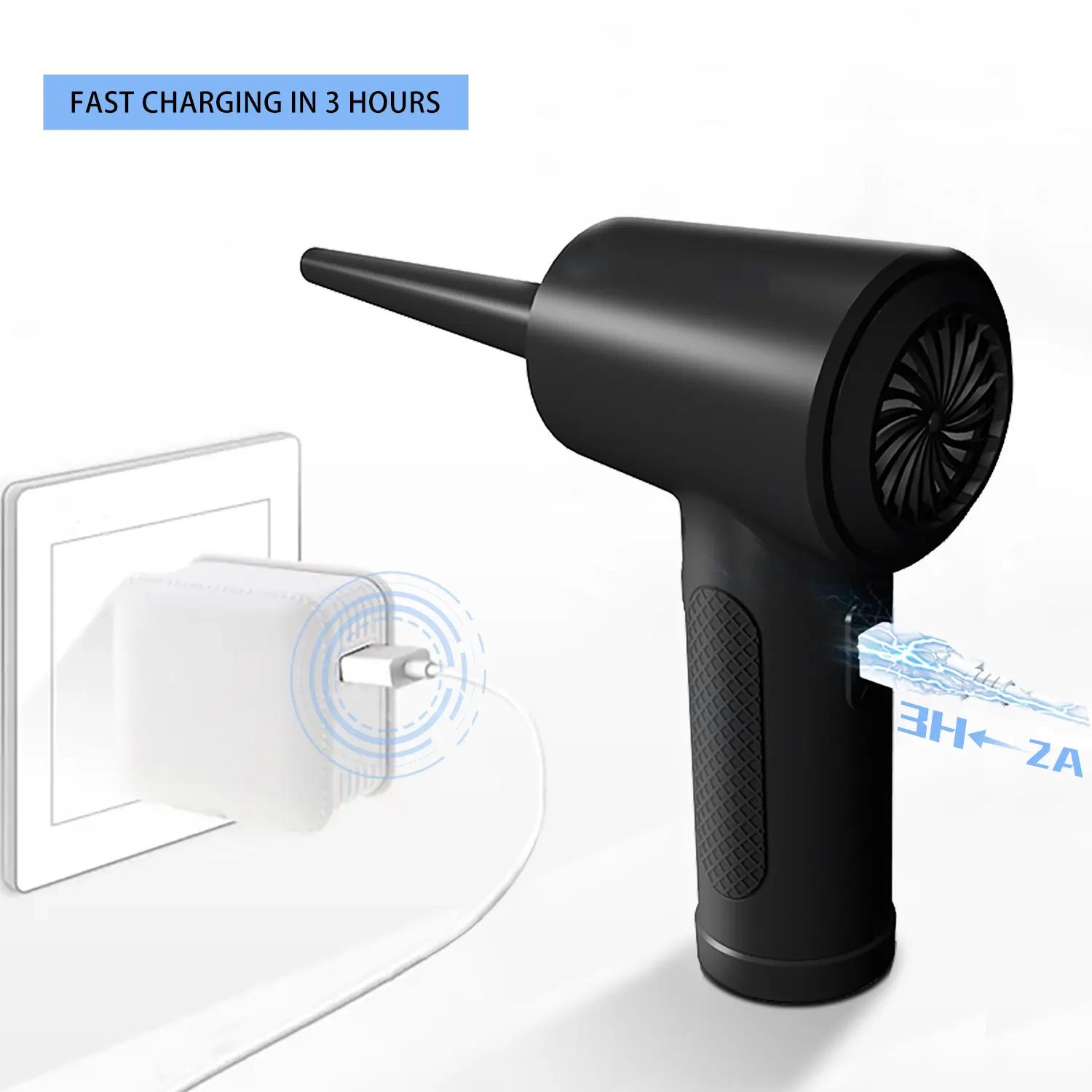 Spolverino elettrico per aeratore per tastiera del Computer pulizia elettronica per fotocamera spolverino senza fili compresso