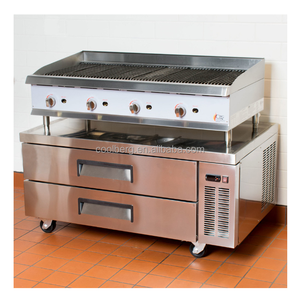 <span class=keywords><strong>Réfrigérateur</strong></span> de base <span class=keywords><strong>sous</strong></span> comptoir commercial pour salades, type <span class=keywords><strong>tiroir</strong></span>, pour usine et restaurant - Product Image 2