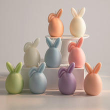 Factory Direct Easter Bunny Egg Shape Handmade Soy Wax Scented <b>Candle</b> Modern Holiday Decor For Party & <b>Gift</b> - Product Image 2