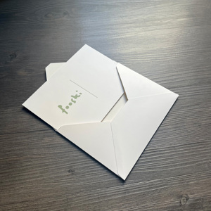 Tarjetas de Agradecimiento y Sobres con Logotipo Personalizado - Papelería Minimalista Impresa con Pegatinas para Pequeñas Empresas - Product Image 3