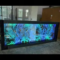 Hareketli su özelliği renk değiştiren led su kabarcık duvar