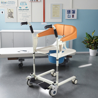 Chaise de transfert et de réadaptation certifiée CE ISO UKCA, vendue directement par l'usine, pour personnes âgées et handicapées