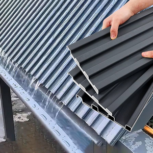 Pannelli Compositi in Alluminio a Doppio Strato Isolati per Tetti, Tettoie Parasole e Pareti Esterne Antipioggia - Product Image 1