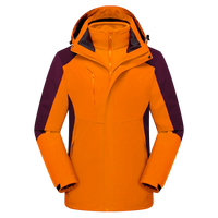 Veste polaire 3 en 1 avec logo personnalisé, imperméable, col amovible, fermeture éclair YKK