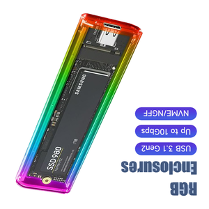 M.<span class=keywords><strong>2</strong></span> NVMe SATA SSDエンクロージャアダプターUSB C 3.<span class=keywords><strong>2</strong></span> Gen <span class=keywords><strong>2</strong></span> 10Gbps NVMe 6Gbps NGFF PCIeアルミニウム外部M2リーダーB + Mキー10Gbps SATA - Product Image 4
