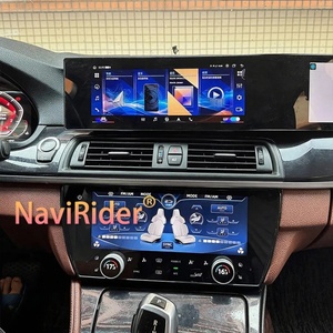 หน้าจอแอร์ NAVIRIDER สำหรับรถยนต์ BMW ซีรีส์ 5 รุ่น F10/F11/F18 ปี 2010-2016 จอ LCD ควบคุมแอร์ด้วยเสียง พร้อมระบบสัมผัส ความละเอียด 1920x720 ระบบปฏิบัติการ Linux - Product Image 5