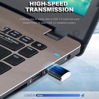 Lecteur de cartes USB 3.0 Xput OEM haute vitesse, adaptateur USB 3.0 compatible avec les cartes mémoire TF Micro SD SDXC pour ordinateur portable, appareil photo, mobile