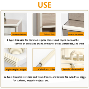 Protections d'angle pour bébé, coins et bords <span class=keywords><strong>de</strong></span> meubles avec pare-chocs <span class=keywords><strong>de</strong></span> sécurité, pare-chocs absorbant les chocs et 8 protections d'angle en mousse - Product Image 3