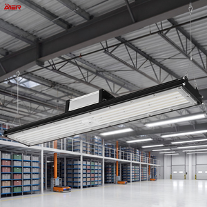 ไฟไฮเบย์ LED แบบเส้นตรง ความสว่างสูง 150lm/w 100W 150W 200W 240W  วัสดุอะลูมิเนียม สำหรับโรงงานอุตสาหกรรม รับประกัน 3 ปี - Product Image 1