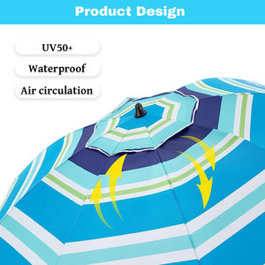 La migliore vendita di ombrelloni <span class=keywords><strong>da</strong></span> spiaggia regolabili leggeri e portatili con tenda - Product Image 6