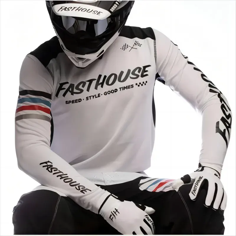 KTM uomini ciclismo rapido asciutto Motocross maglia Downhil Mountain Bike DH Shirt MX abbigliamento moto per ragazzi MTB t-Shirt