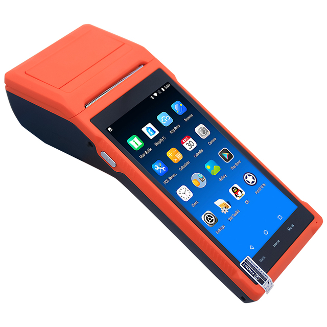 Q2I Android 8.1 Payment Terminal Portable  Mobile POS With Built-in Printer