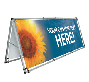 Aluminum Outdoor Double Display Stand Portable Lightweight Advertising Portable Retractable a <b>Frame</b> Banner - Product Image 6
