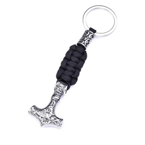 Porte-clés Marteau de Thor <span class=keywords><strong>Viking</strong></span>, Porte-clés tissé à la main - Product Image 4