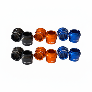 Husqvarna FE 350 24-25สเปเซอร์ล้อหลัง20มม. และ15มม. โครเมี่ยมอัลลอยสำเร็จรูปสีแดงและอลูมิเนียม - Product Image 1