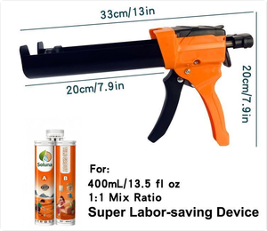<span class=keywords><strong>Pistolet</strong></span> à colle manuel 400 ml pour saucisses de colle, <span class=keywords><strong>silicone</strong></span>, époxy, coulis de carrelage - En vente - Product Image 1