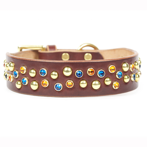 Moda Bling Girl Rhinestone gatito mascota perro <span class=keywords><strong>Collar</strong></span> lindo perro Bar personalizado joya perla/cristal racimo gato collares - Product Image 3