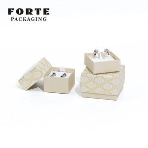 กล่องเครื่องประดับทองคำหรูหราสไตล์ยุโรป FORTE ทำมือจากกำมะหยี่ สำหรับแหวนและสร้อยคอ พร้อมบรรจุภัณฑ์เคลือบสีทองพรีเมียม กล่องเครื่องประดับชั้นนำ - Product Image 3