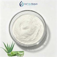 Poudre d'extrait de feuille d'Aloe Barbadensis 100:1 de qualité cosmétique, en vrac, pour la fabrication de gel d'aloe vera et comme matière première pour les soins de la peau