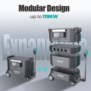 2200w Eu Plug Warehouse Lithium <b>Battery</b> 2000wh Solar Generator 2kw Portable Station Power 2000w 2200w Eu Plug Lithium - Product Image 5