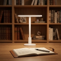 Lampe de bureau LED moderne 18W, CRI 95, protection des yeux, avec minuteur Pomodoro, 3 modes de couleur, lumière d'étude à intensité variable