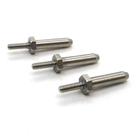 Goupille de centrage hexagonale filetée de précision en acier inoxydable 304 pour fixations, moules et équipements d'automatisation