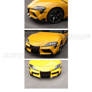 Pour Toyota Supra A90 A91 2019-2025 : Cadre de décoration pour l'entrée d'air de type 'Wind Knife' et cache de séparateur de pare-chocs - Accessoires automobiles - Product Image 4