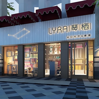 Lettres lumineuses LED frontlit de haute qualité en gros, enseignes extérieures étanches en acrylique pour restaurants, bars et devantures de magasins