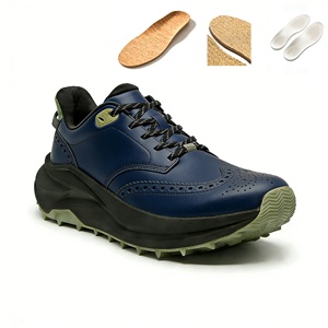 Chaussures de sport décontractées en cuir véritable à bout large, personnalisables OEM, respirantes et perforées, idéales pour la course pieds nus et le travail au bureau - Product Image 6