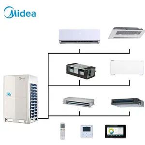 Midea Cassette Type Ac 60000btu Air Conditioners Ceiling Concealed Ducted Type Central Vrf Vrv System Air Conditioner