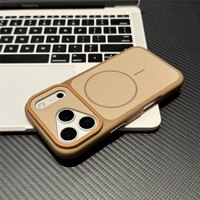 Étui de téléphone magnétique de luxe pour iPhone 18, 18 Pro Max, 17, 13, 12, 11 Pro Max, 16, 15, 14 Plus – Coque arrière antichoc avec grande fenêtre de visualisation