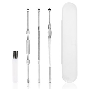 Stainless Steel <b>Ear</b> <b>Pick</b> Set 4 Piece Double Headed <b>Ear</b> Cleaning Tool For <b>Ear</b> Wax Removal - Product Image 2