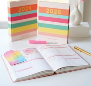 Atteignez votre objectif et augmentez votre A5 Organisateur personnel à couverture rigide Journal de vie annuel mensuel quotidien non daté - Product Image 2