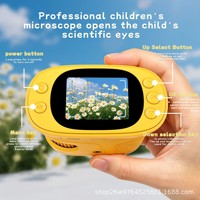 Microscope vidéo pour enfants 1000X avec lumière LED, fabriqué à Shenzhen, idéal pour l'exploration de la nature en extérieur – Vente directe usine