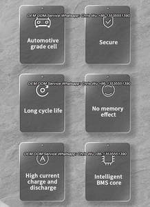 แบตเตอรี่ลิเธียมไอออน 12v 7Ah 10Ah 12Ah 20Ah 30Ah 50Ah 75Ah 100Ah 150Ah 200Ah 300Ah Lifepo4 แบตเตอรี่ - Product Image 6
