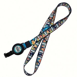 Custom Logo Nylon Fabric Neck Strap Durable Polyester <b>Hook</b> for Events Trade Shows Corporate Branding Promotional Lanyards - Product Image 6