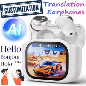 Audífonos Inalámbricos JM28 con Pantalla Táctil y Función de Traducción, Compatibles con Altavoz de Voz y Grabación con un Clic - Product Image 1