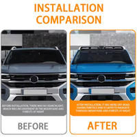 Vente chaude en gros direct usine : Feux LED de toit en alliage d'aluminium 4x4 tout-terrain pour VW Amarok et Hilux 2022+