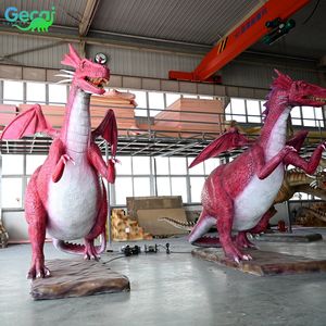 Producto Gecai Monster - Modelo de Dragón Animatrónico de Resina de Tamaño Real con Diseño de Noria - Product Image 4