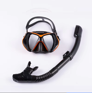 <span class=keywords><strong>Masque</strong></span> de plongée <span class=keywords><strong>Masque</strong></span> de snorkeling panoramique à 180° Flottant Haute définition Anti-buée Étanche Durable Verre trempé Silicone - Product Image 2