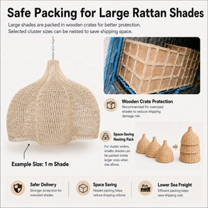 Großer Rattan-Kronleuchter für Außenbereich, <span class=keywords><strong>Boho</strong></span>-Stil, IP55 Wasserdicht, Handgefertigte Weidenlampe für Hochzeit, Garten, Hotel, Restaurant - Product Image 6