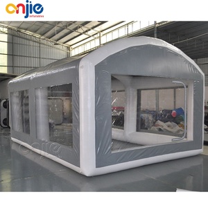 Station de travail automobile portable à vendre Cabina De Pintura Inflable Housse de voiture Tente de peinture mobile <span class=keywords><strong>Cabine</strong></span> de peinture gonflable - Product Image 2