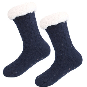 Calcetines gruesos y cálidos para <span class=keywords><strong>mujer</strong></span>, calcetín térmico, acrílico, diseño a la moda, antideslizantes - Product Image 3